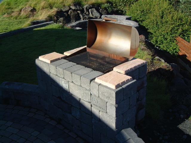 Steinhleðsla í garði